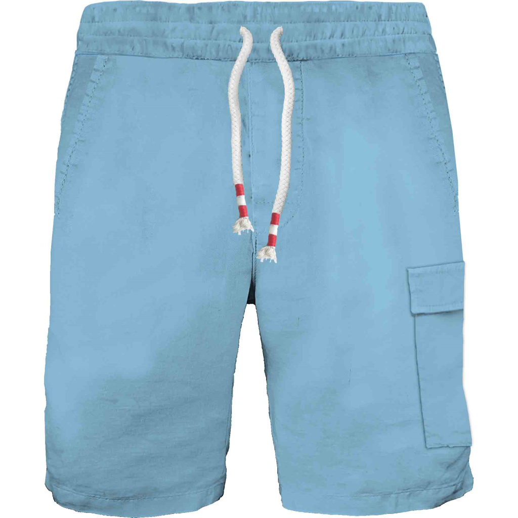 Marseille Bermuda Shorts - Solid Light Blue