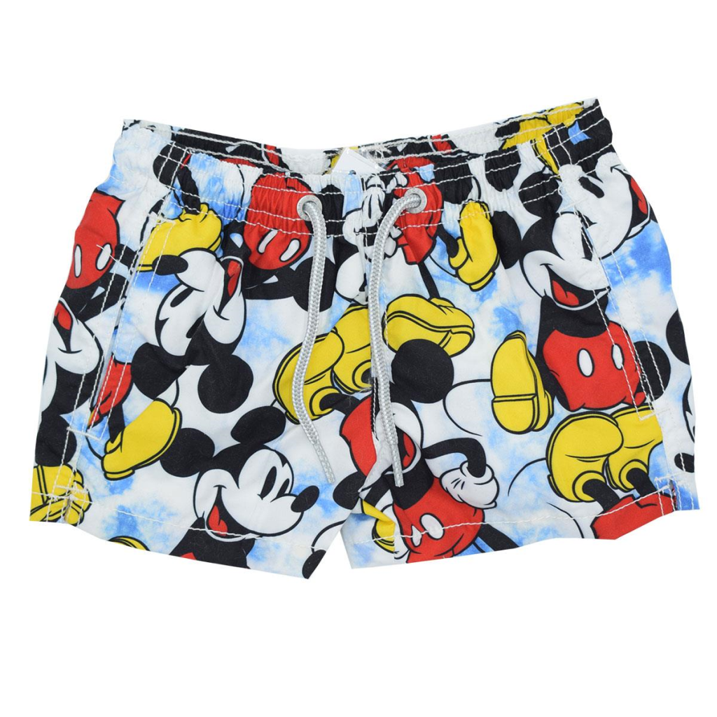 Mickey Mouse Smile Tie Dye Boy Swim Shorts
