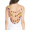 Mini Pompom Necklace Dress