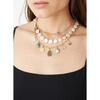 White Pearl Mix Layered Necklace
