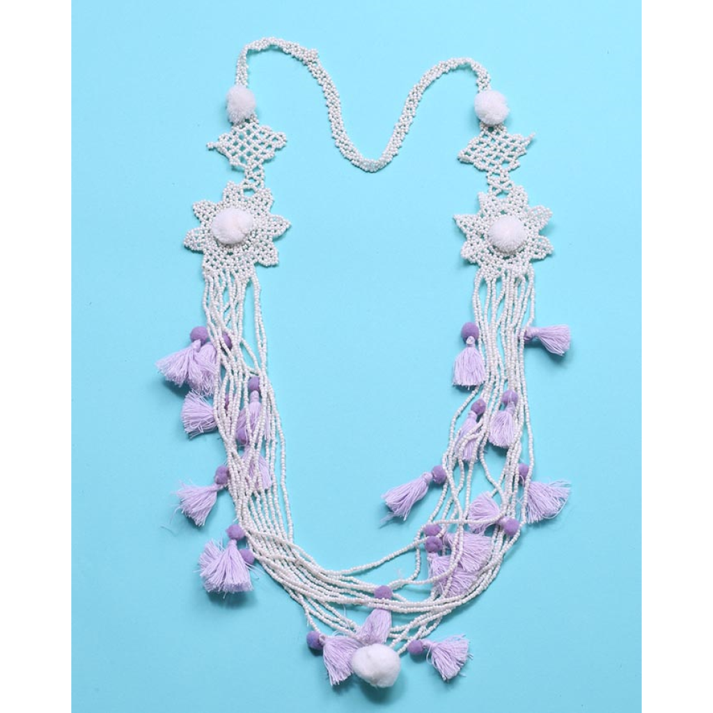 Filadelfia Cheetah Tassels Pendant Necklace