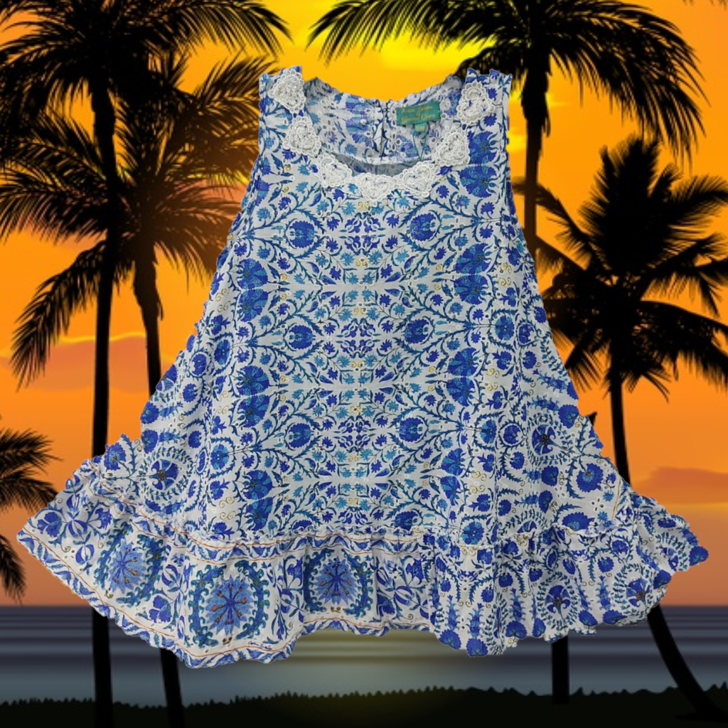 Ocean Blue Girl Dress