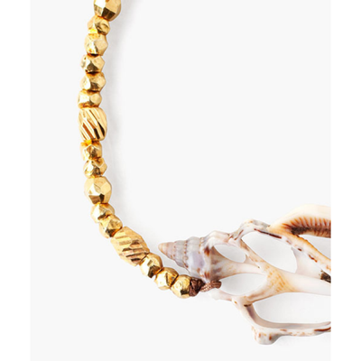 Skeleton Shell Pull Tie Bracelet