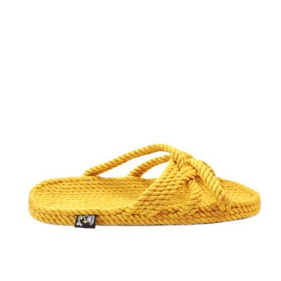Slip On Sandals in Golden Yellow