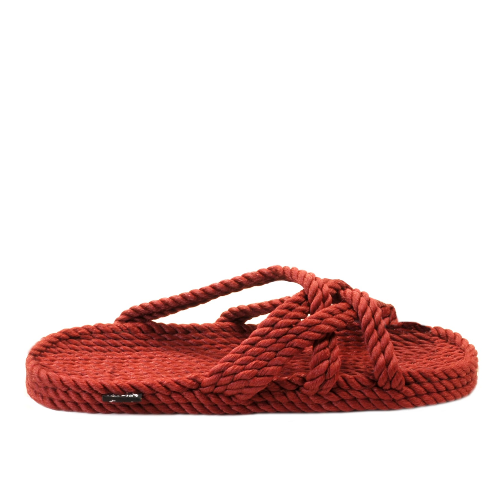 Slip On Sandals in Café Brown