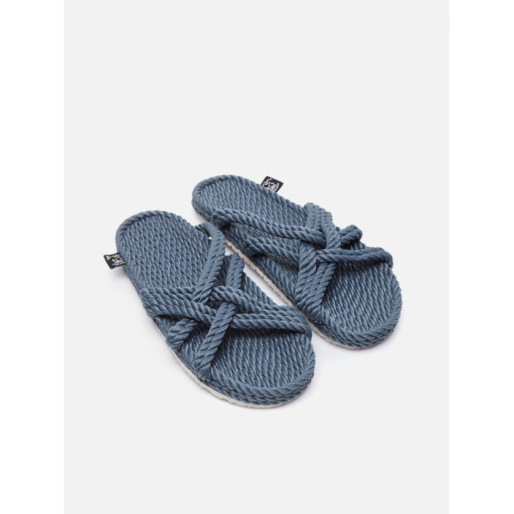 Slip On Sandals in Denim Blue