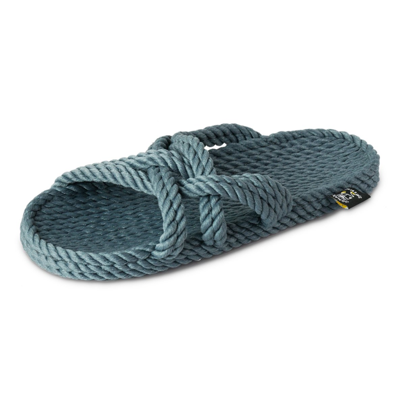 Slip On Sandals in Denim Blue