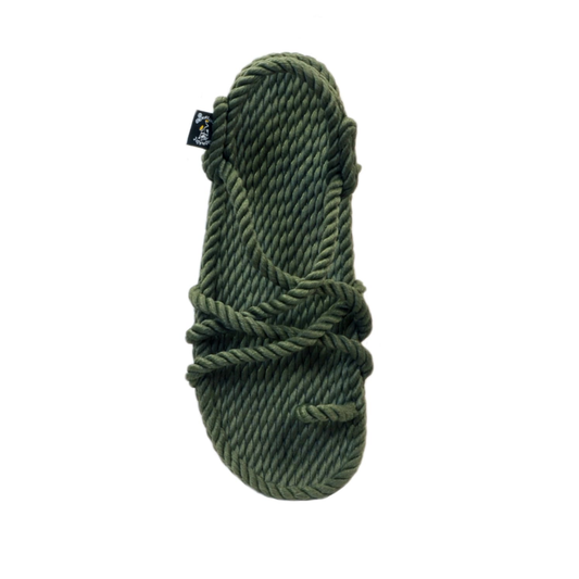 Toe Joe Rope Sandals in Sage Green