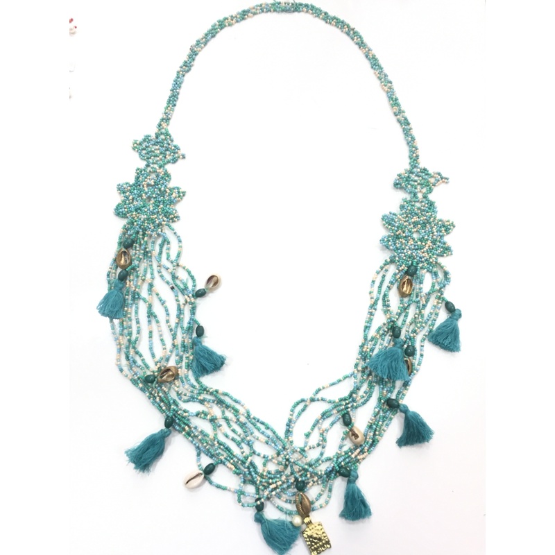 Turquoise Multi-Strand Necklace