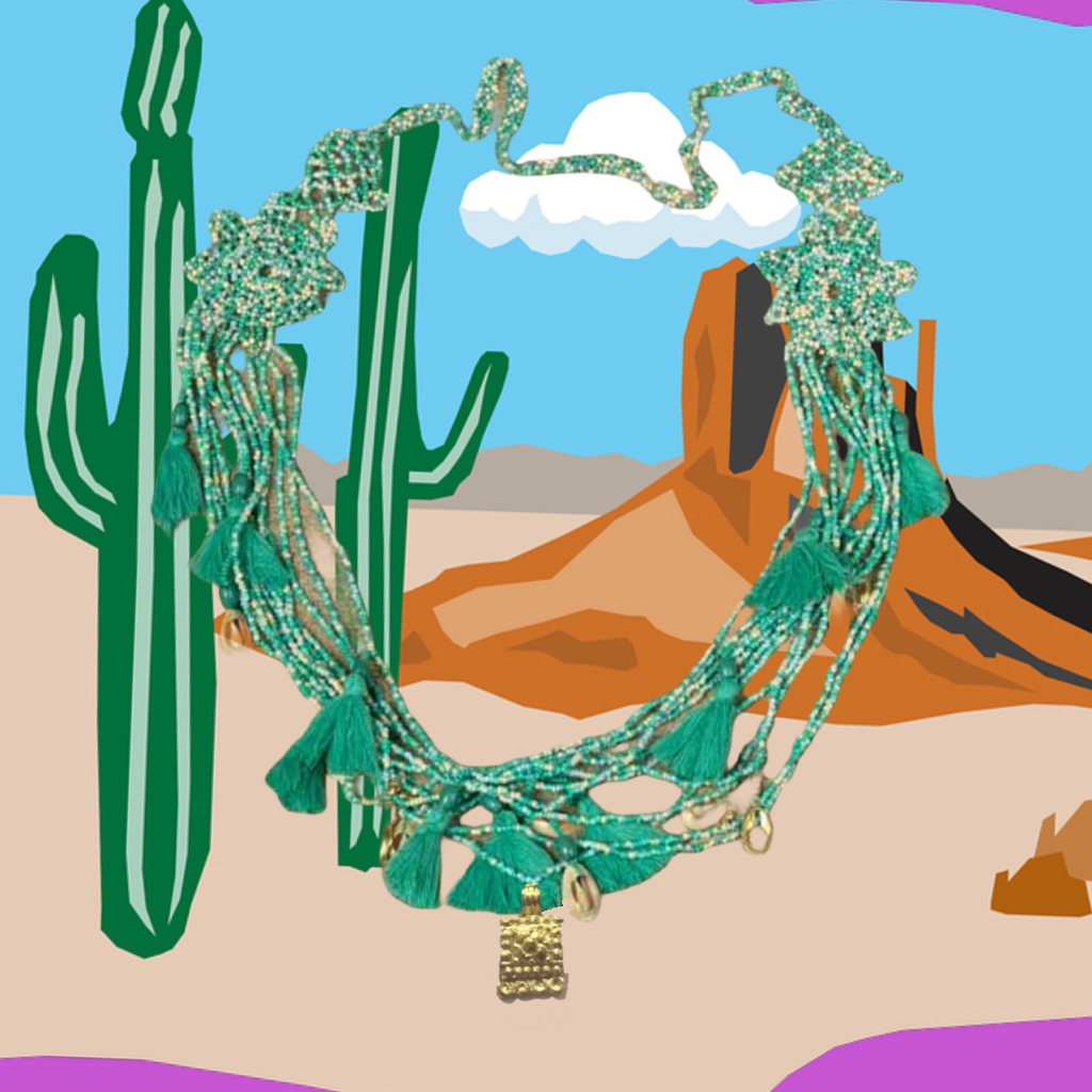 Turquoise Multi-Strand Necklace