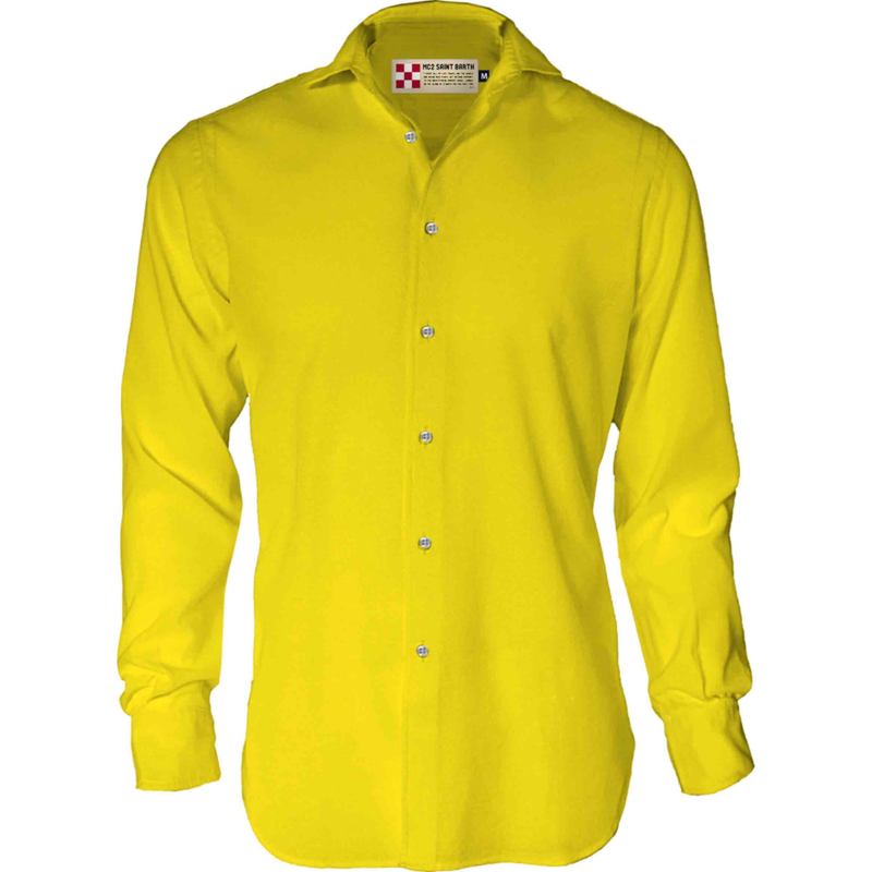 Yellow Linen Shirt Pamplona