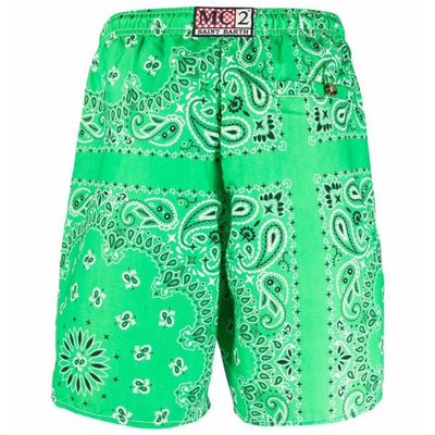 Caprese Green Bandana Swimshorts