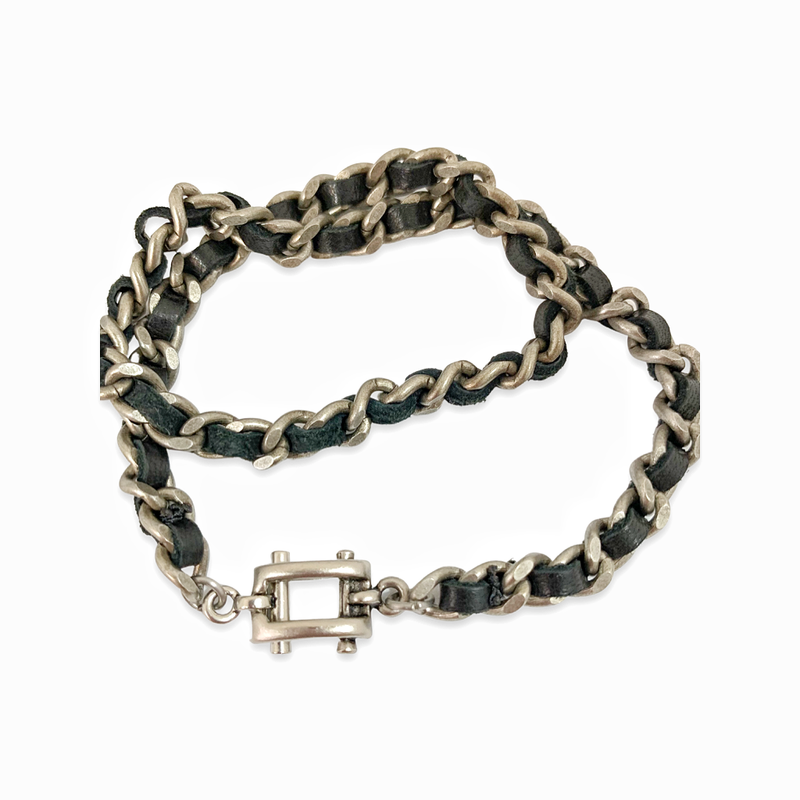 Matte Chain Wrap Bracelet
