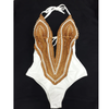 One Piece Swimsuit Laserized and Embroidered