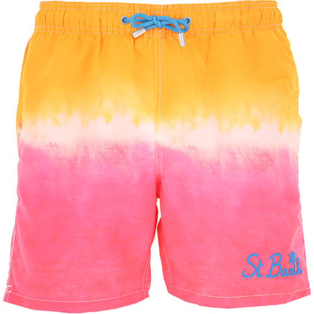 Gustavia Stripe Tie Dye Swim shorts